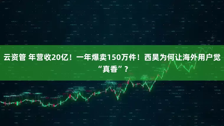 云资管 年营收20亿！一年爆卖150万件！西昊为何让海外用户觉“真香”？